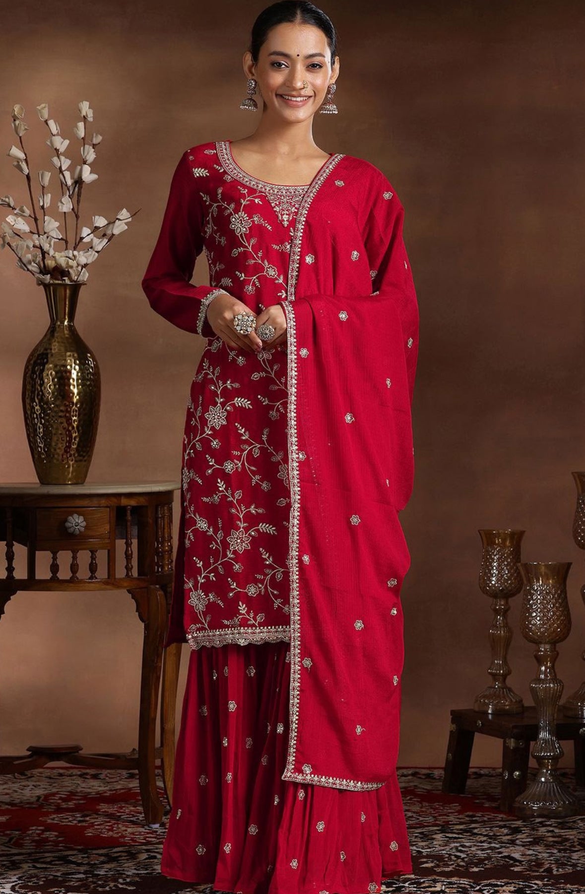 flared 3 piece sharara 
