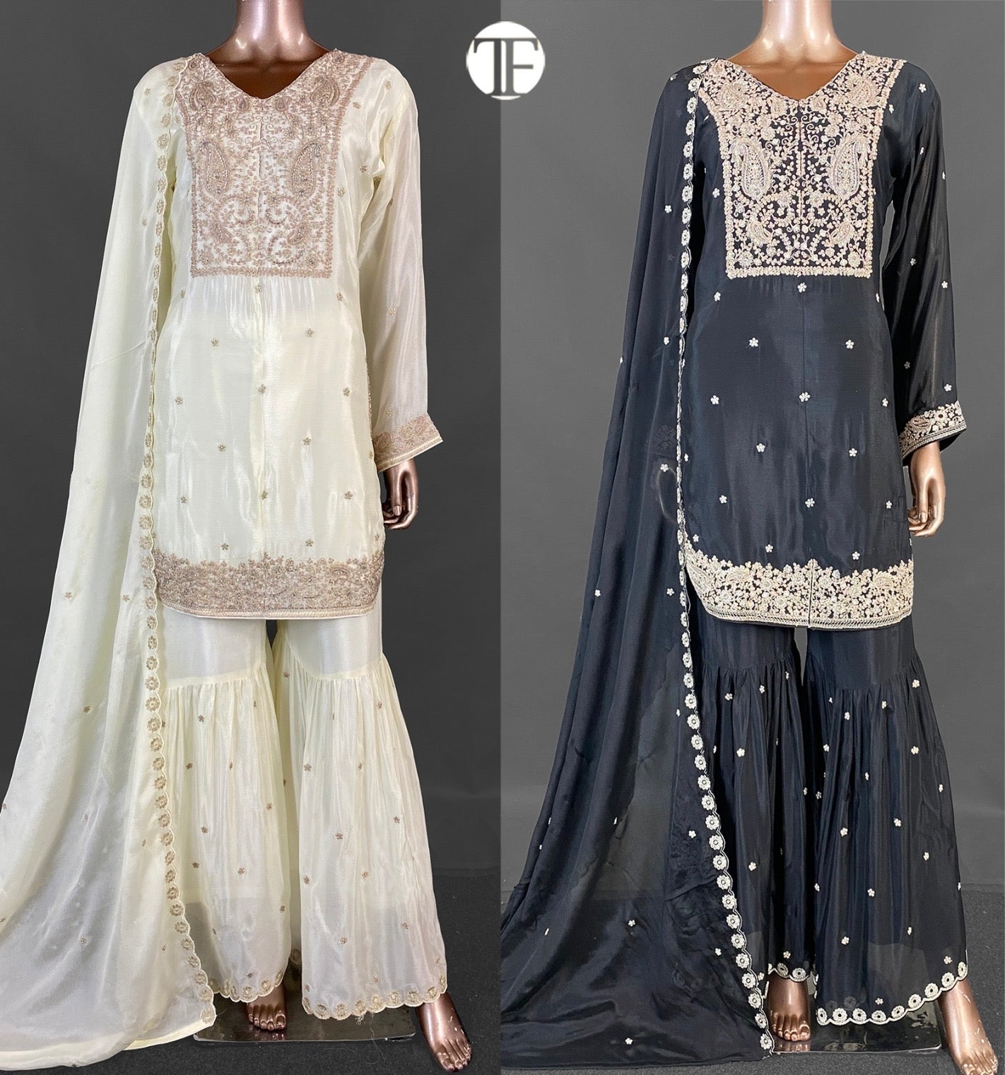 Festive wear silk sharara set