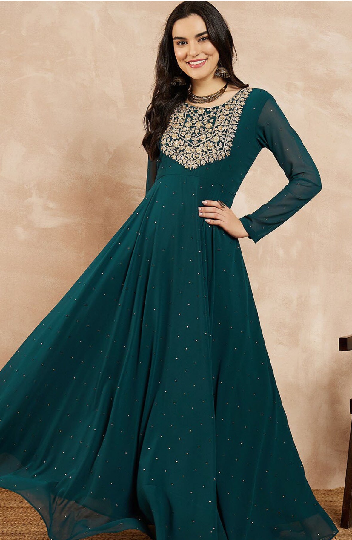 Womens flared anarkali 