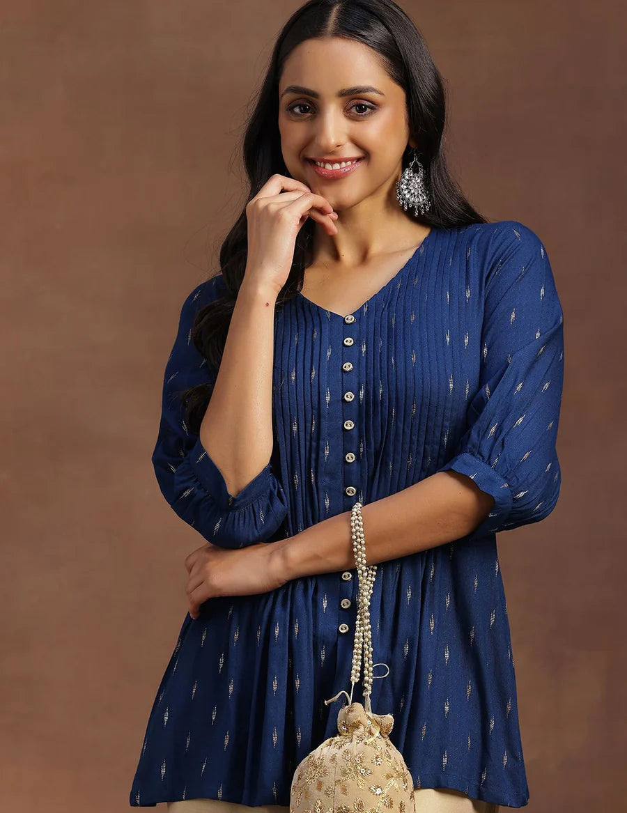 Blue short kurtis