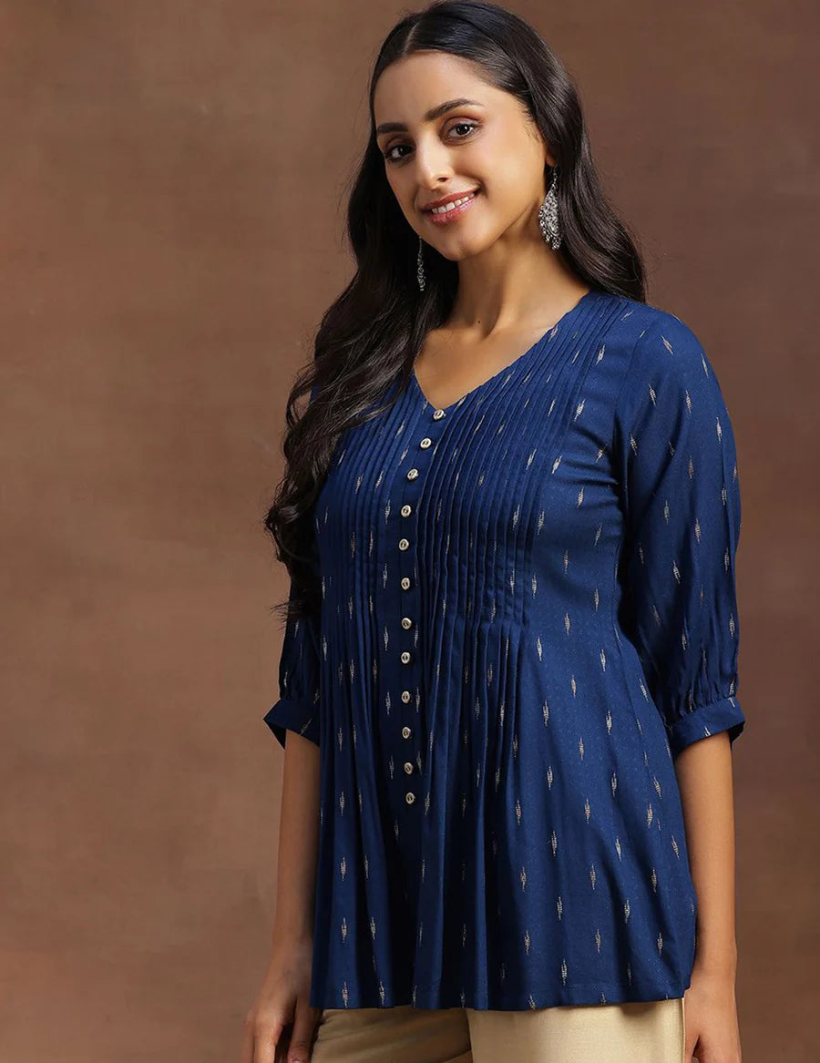 Blue short kurtis
