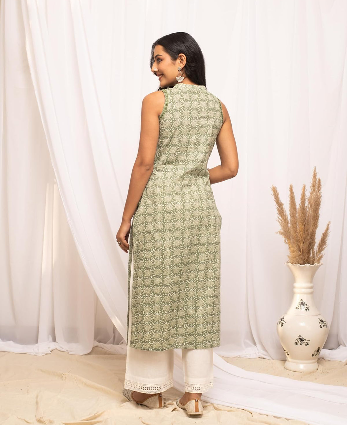 Rayon cotton kurta set