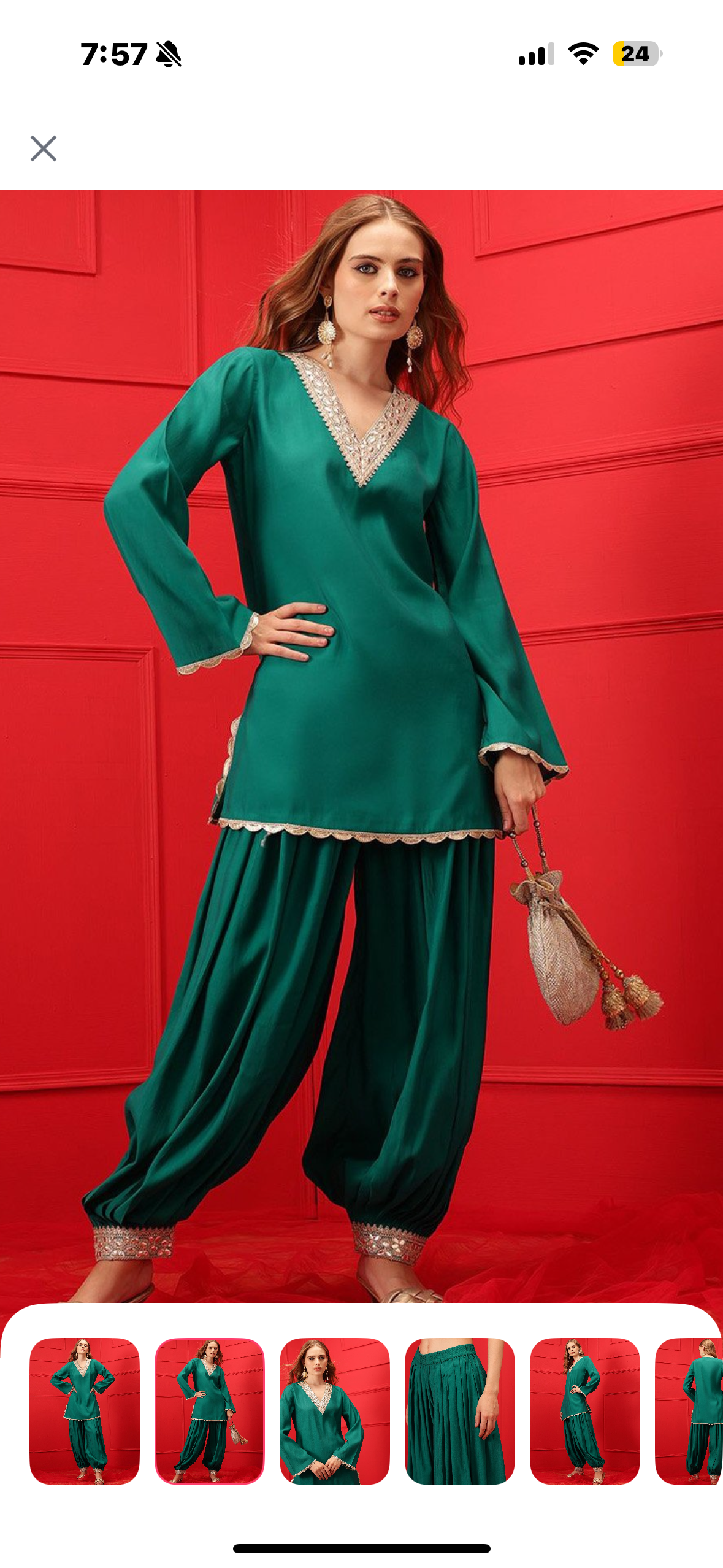 Silk salwar suit