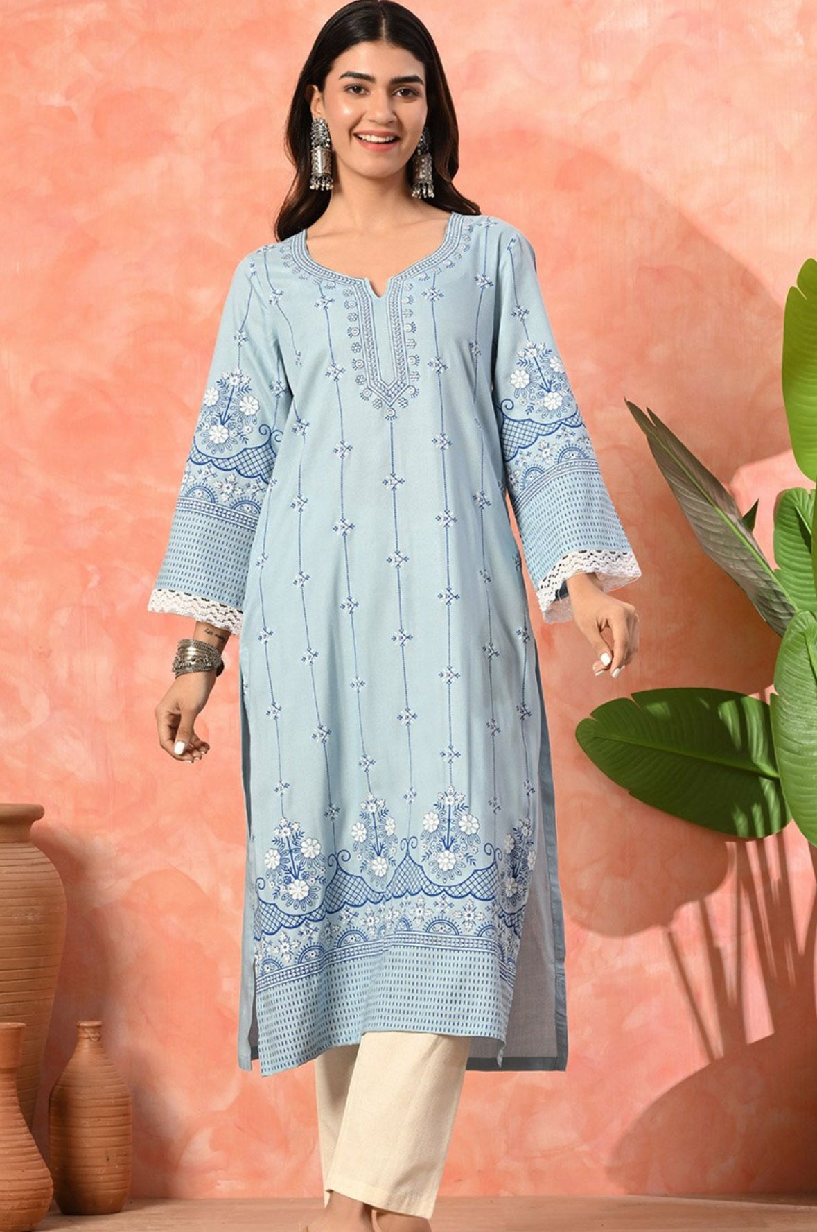 Pakistani long kurta
