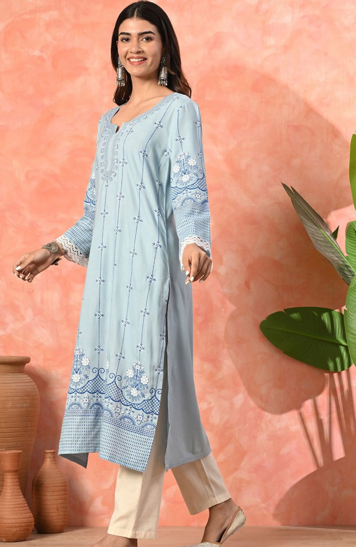 Pakistani long kurta