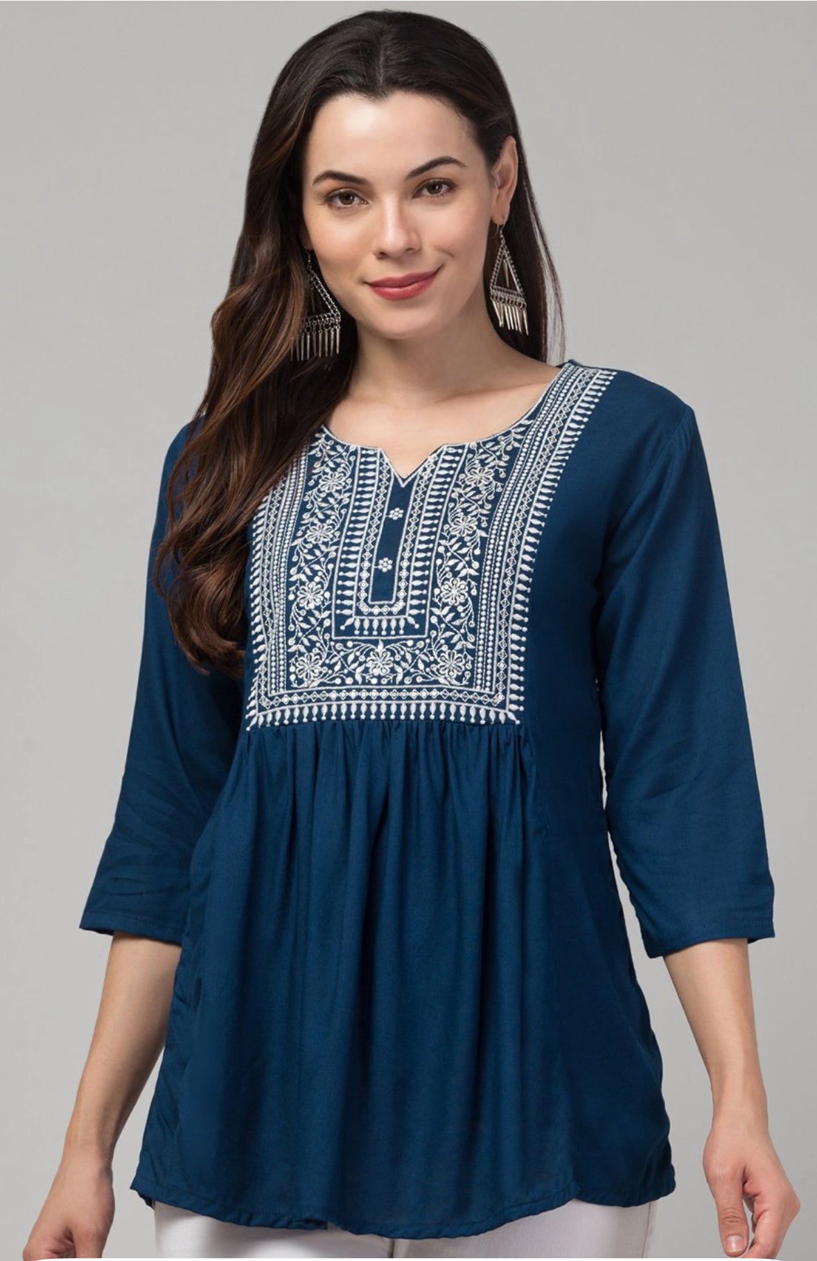 Peplum short kurti (3 colour options)