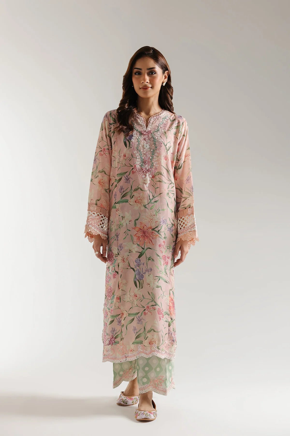 Ekatt Pakistani embroidered suit