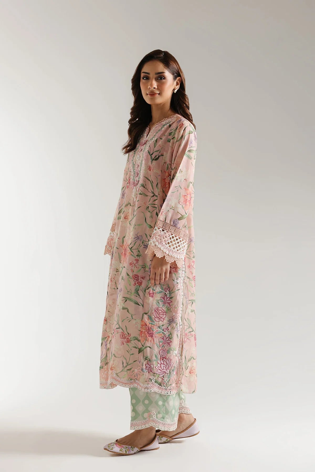 Ekatt Pakistani embroidered suit