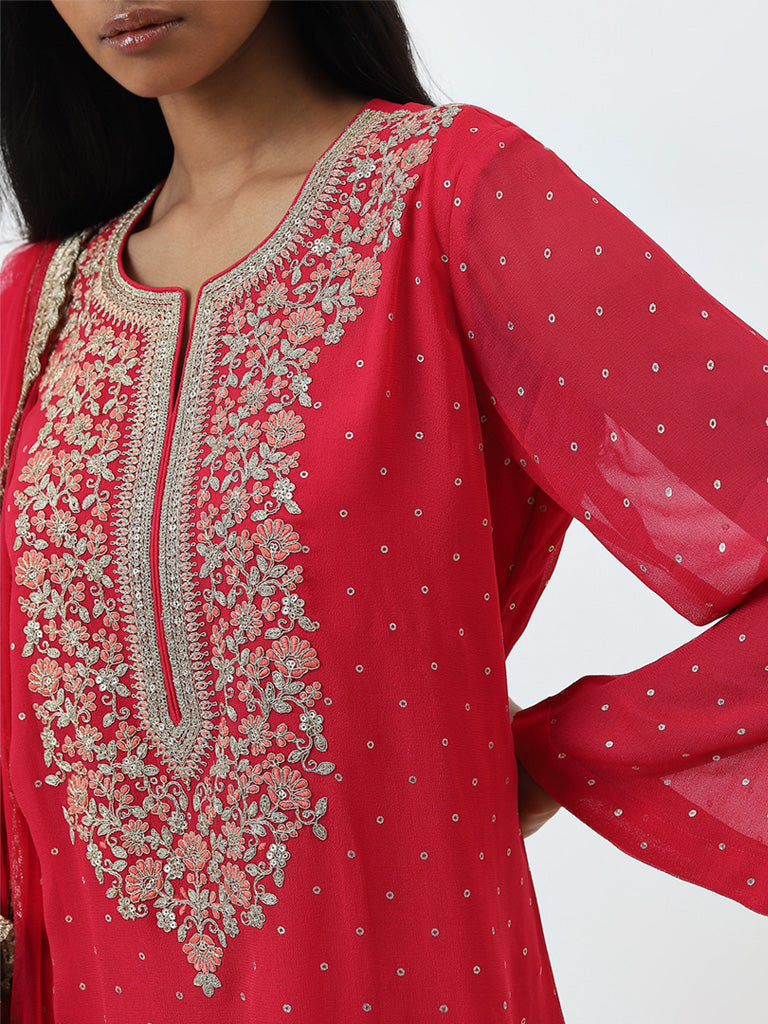 Red Salwar Suit