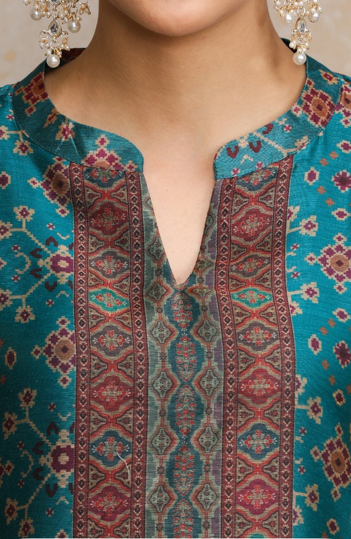 Chanderi 3 piece set