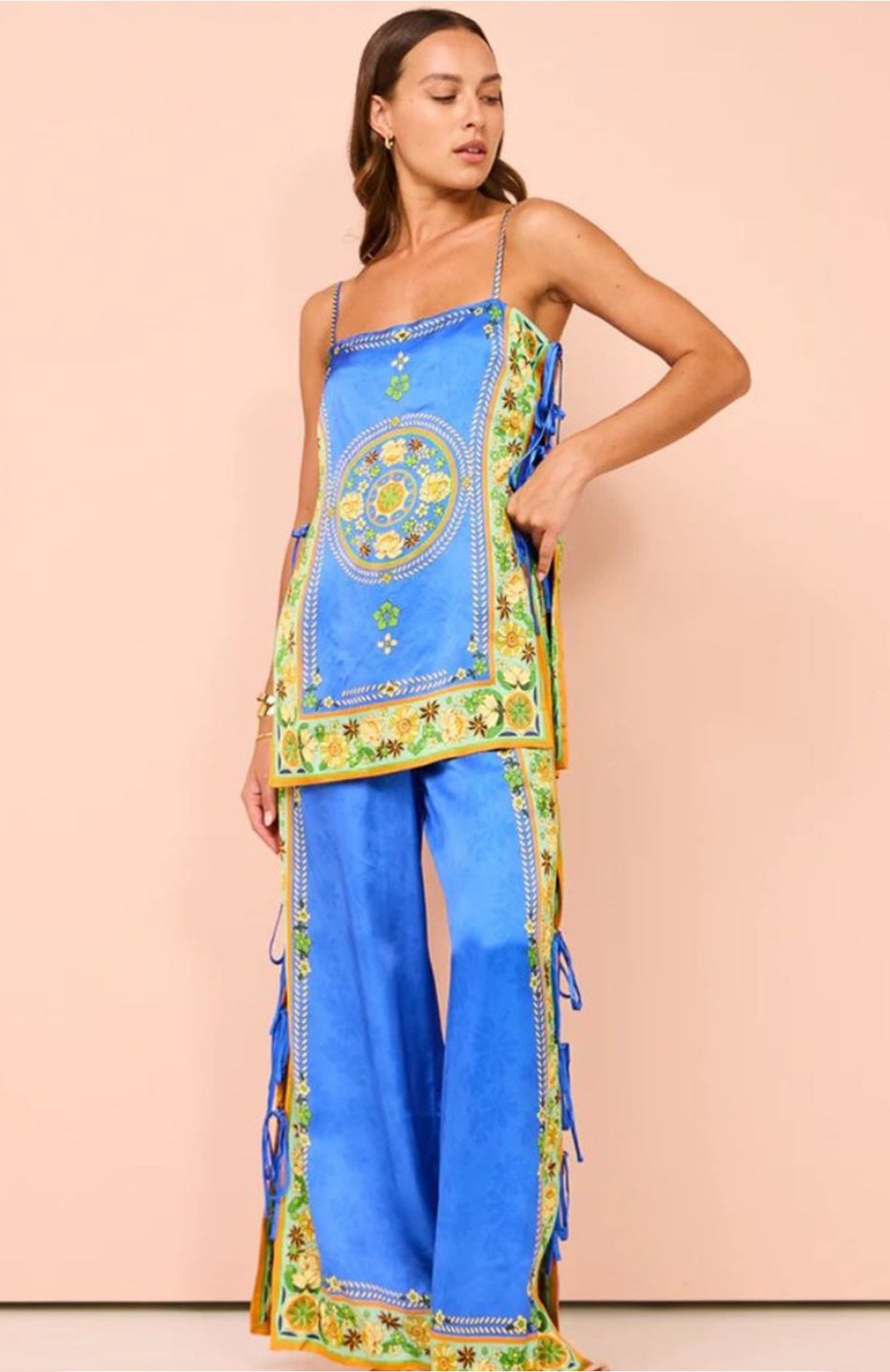 Silk indo fusion co-ord set