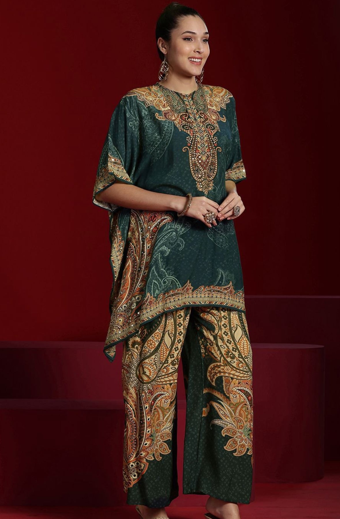 Summer silk co-ord set