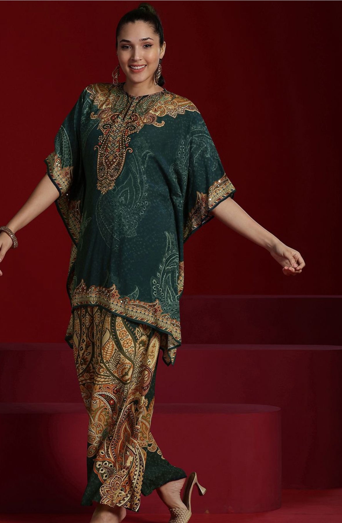 Summer silk co-ord set
