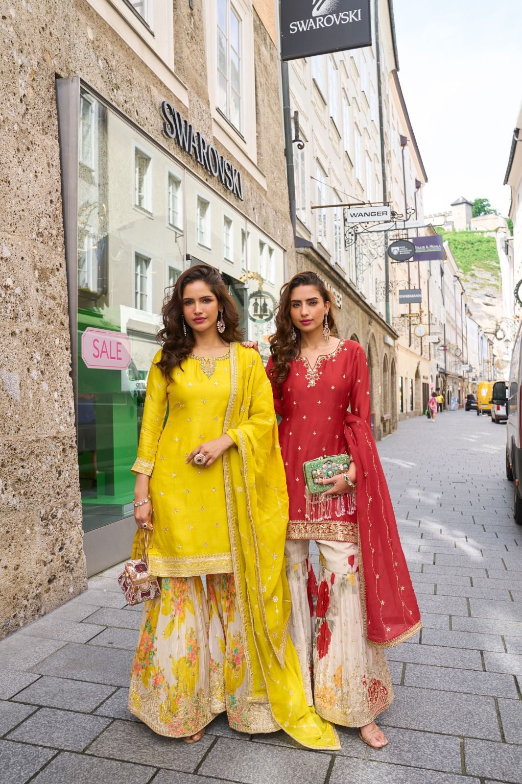 Floral Flared Shararas